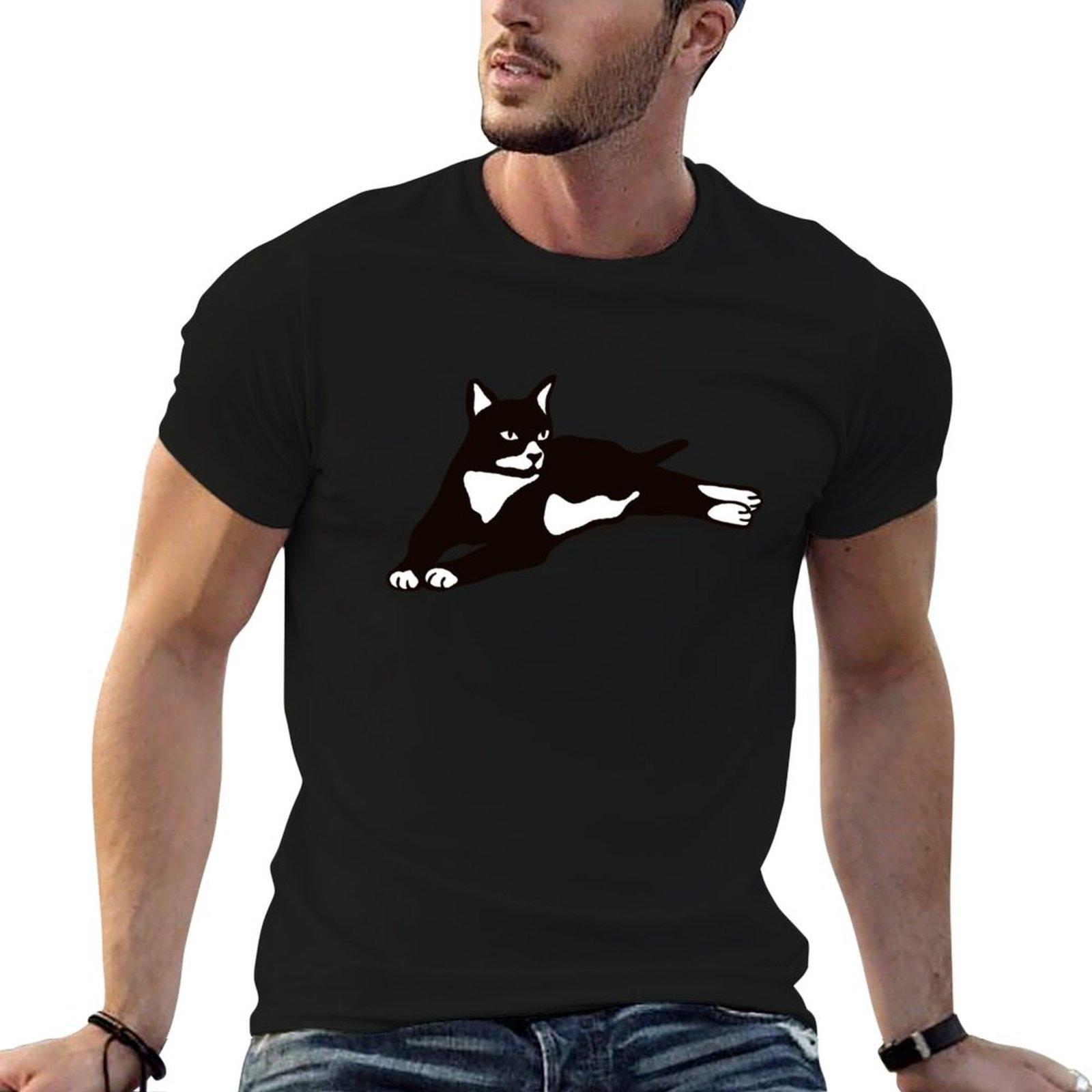 Running Gear Gifts - タキシードキャット キャットレディ ギフト キャットママ タキシードギア Tシャツ
