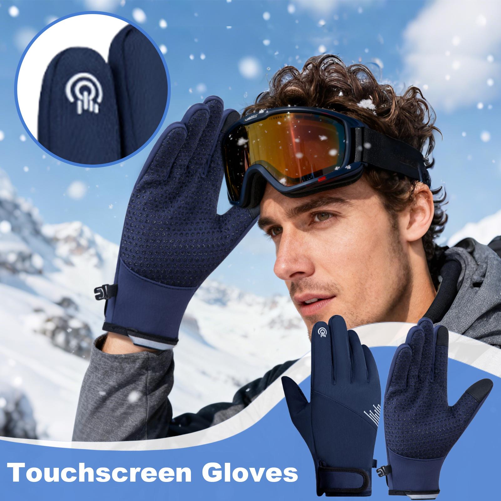 Running Gear In The Cold - 防寒手袋、アウトドアスポーツ用防風サーマルタッチスクリーン手袋、冬用暖かいスキー、サイクリング、ランニング、ハイキング用品