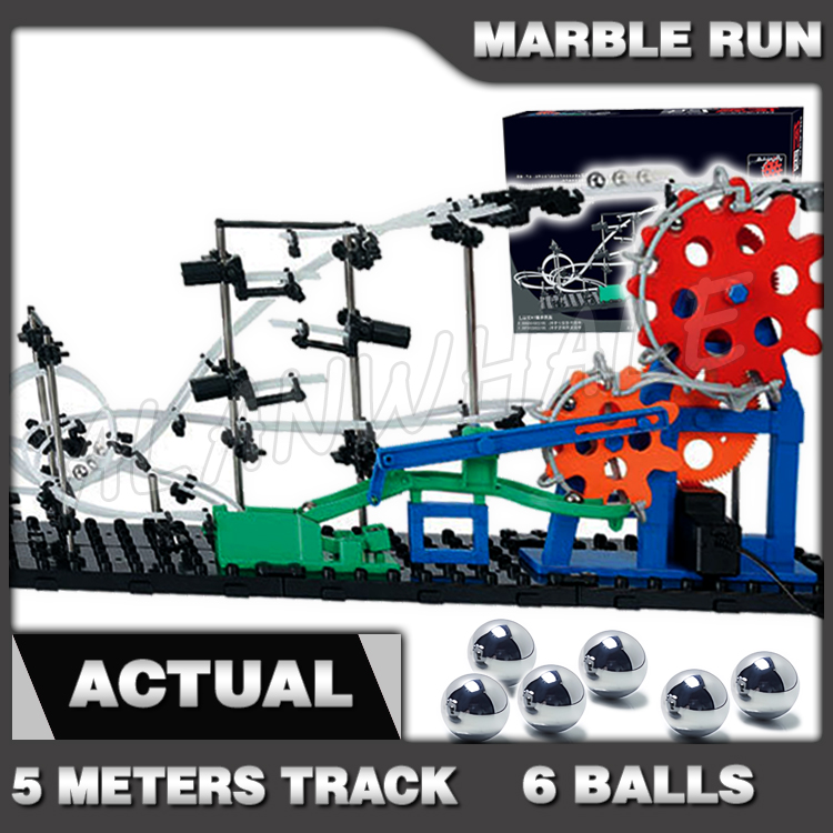 Running Gear Gifts - 560cmレール マーブルラン ギア駆動 階段迷路 レース ローラーコースター
