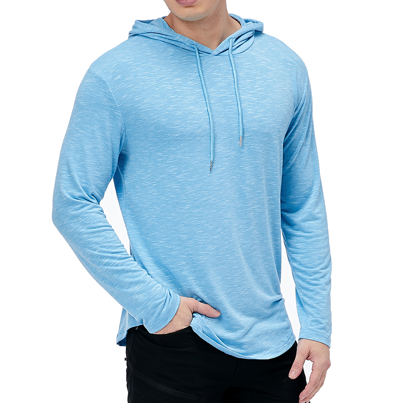メンズ軽量長袖アスレチックパーカー、ワークアウトスポーツフー - Running Gear Long Sleeve のレビューと価格