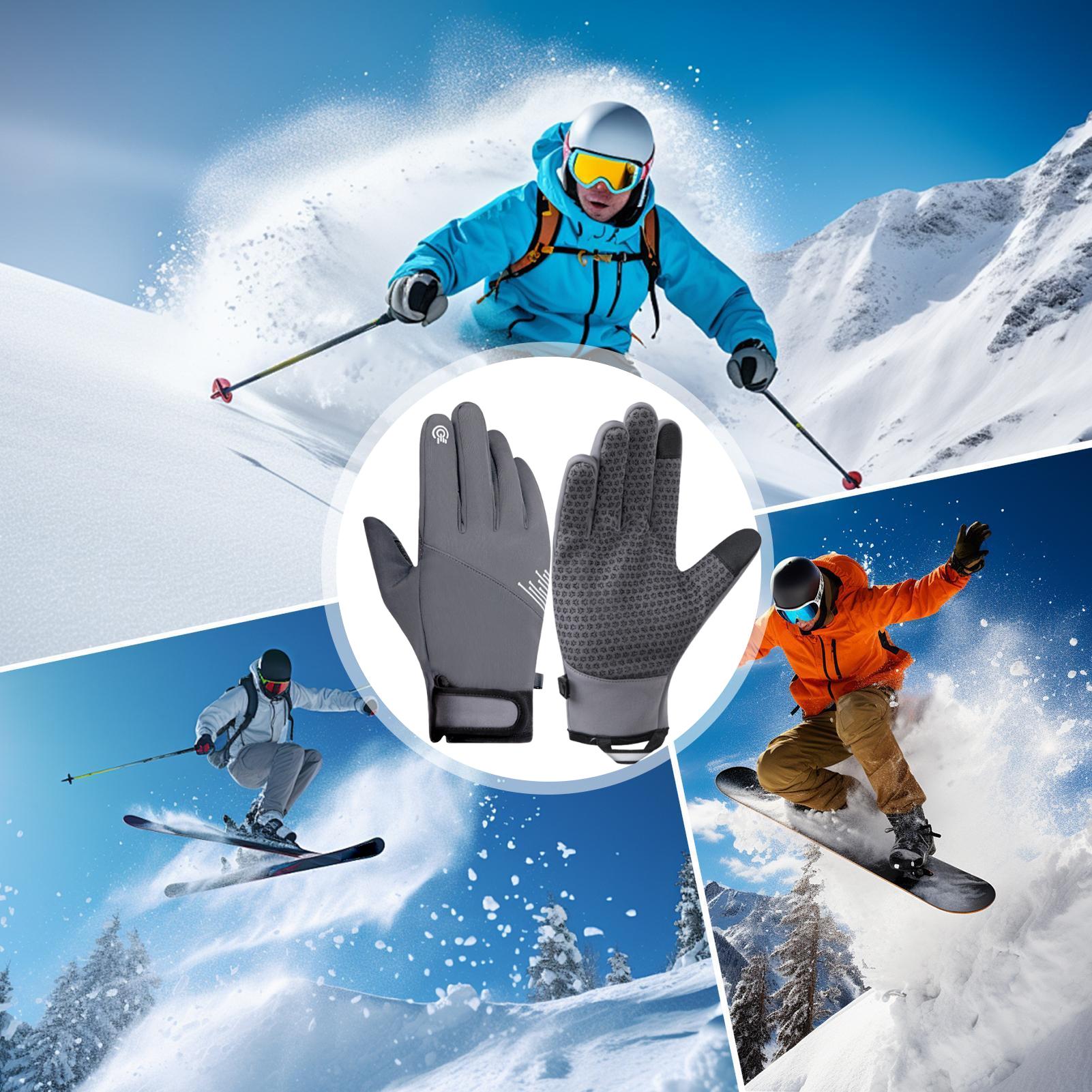 暖かい手袋 防風 タッチスクリーン対応 寒さ対策ギア スノー - Running Gear In The Cold のレビューと価格
