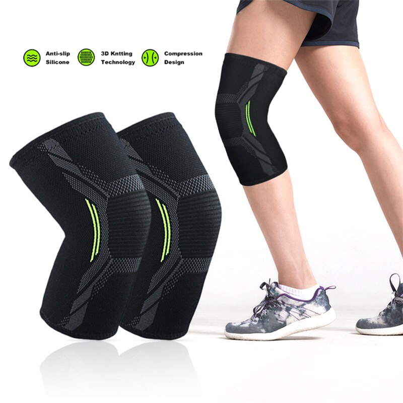 シングル膝パッド ニットナイロン スポーツライディング保護具 - Running Gear In The Cold のレビューと価格
