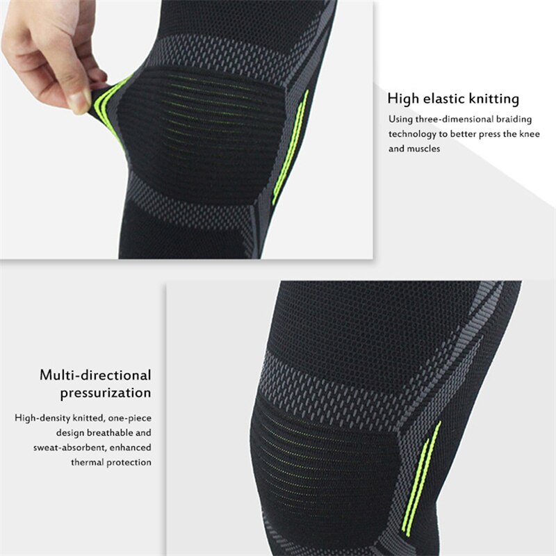 シングル膝パッド ニットナイロン スポーツライディング保護具 - Running Gear In The Cold のレビューと価格