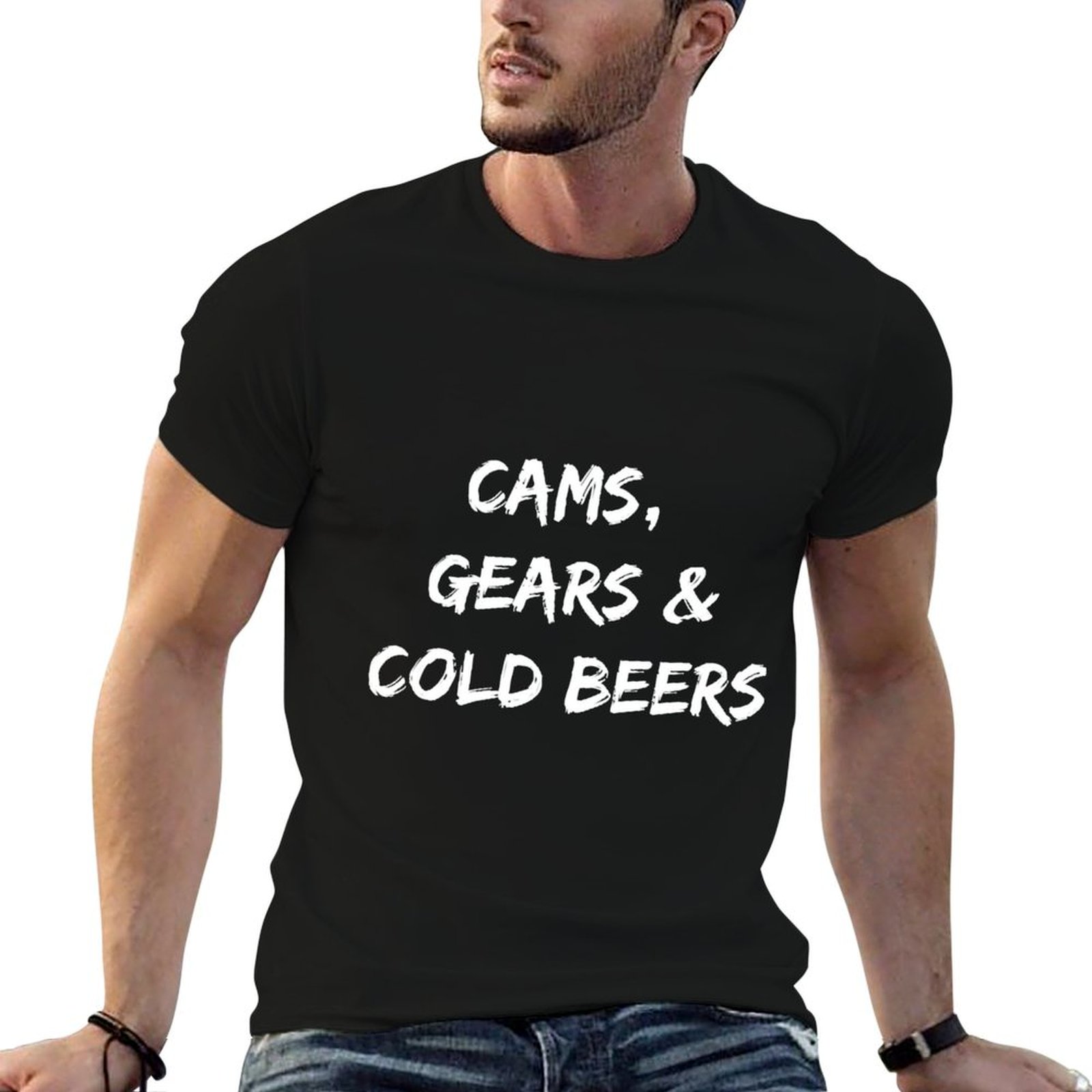 Cams, Gears & Cold Beers Tシャツ  - Running Gear In The Cold のレビューと価格