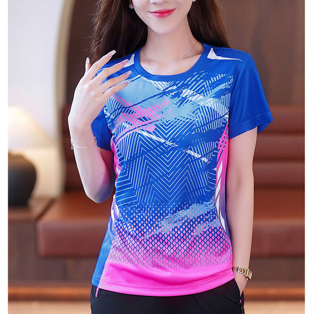 レディース速乾性半袖Tシャツ 通気性抜群 クール ランニング - Running Gear Cool のレビューと価格