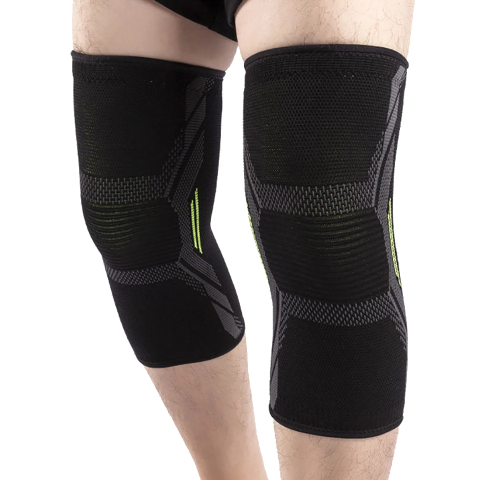 1 個ニットナイロンスポーツ膝パッド乗馬保護具ランニングバス - Running Gear In The Cold のレビューと価格