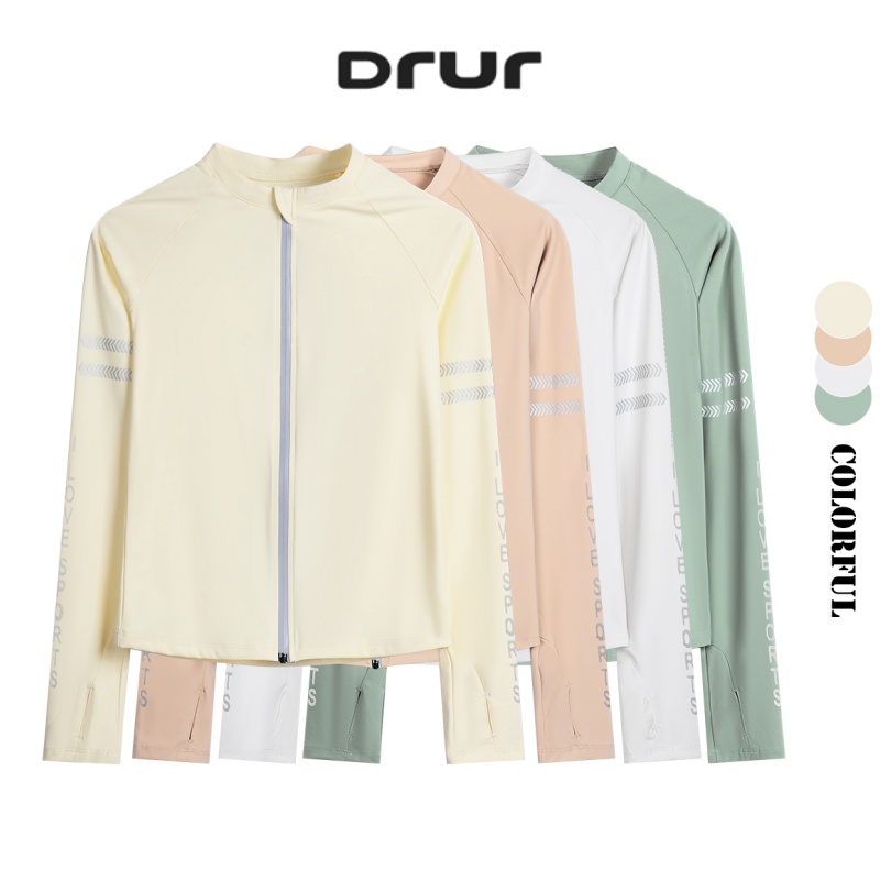 DRUR 女性パフォーマンスヨガトップス通気性長袖ランニング - Running Gear Long Sleeve のレビューと価格