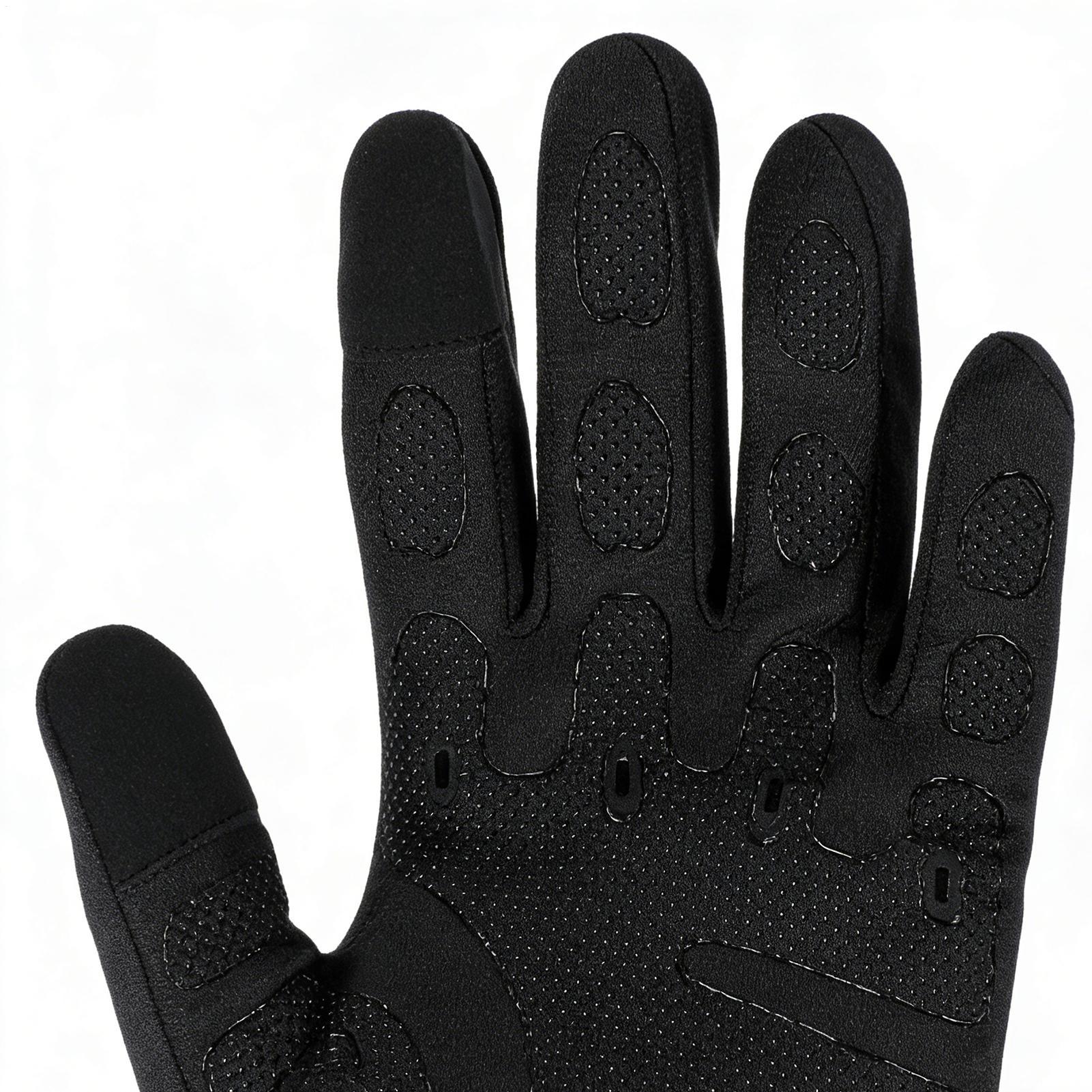 暖かいサイクリンググローブ フルフィンガー 寒い天候用 アウ - Running Gear In The Cold のレビューと価格