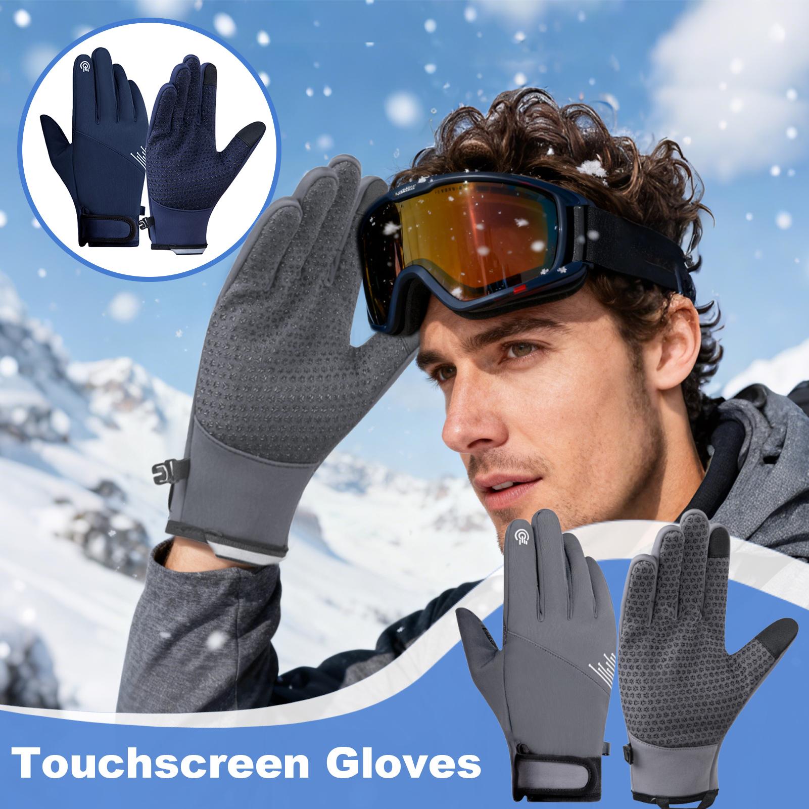 冬用手袋 メンズ 防風 タッチスクリーン対応 寒さ対策 スノ - Running Gear In The Cold のレビューと価格