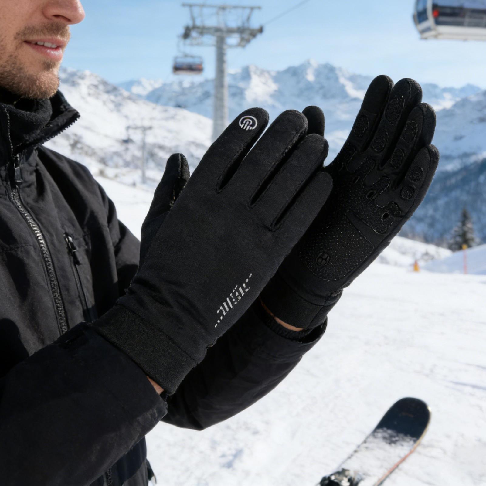 冬用サイクリンググローブ フルフィンガー アウトドア 寒さ対 - Running Gear In The Cold のレビューと価格