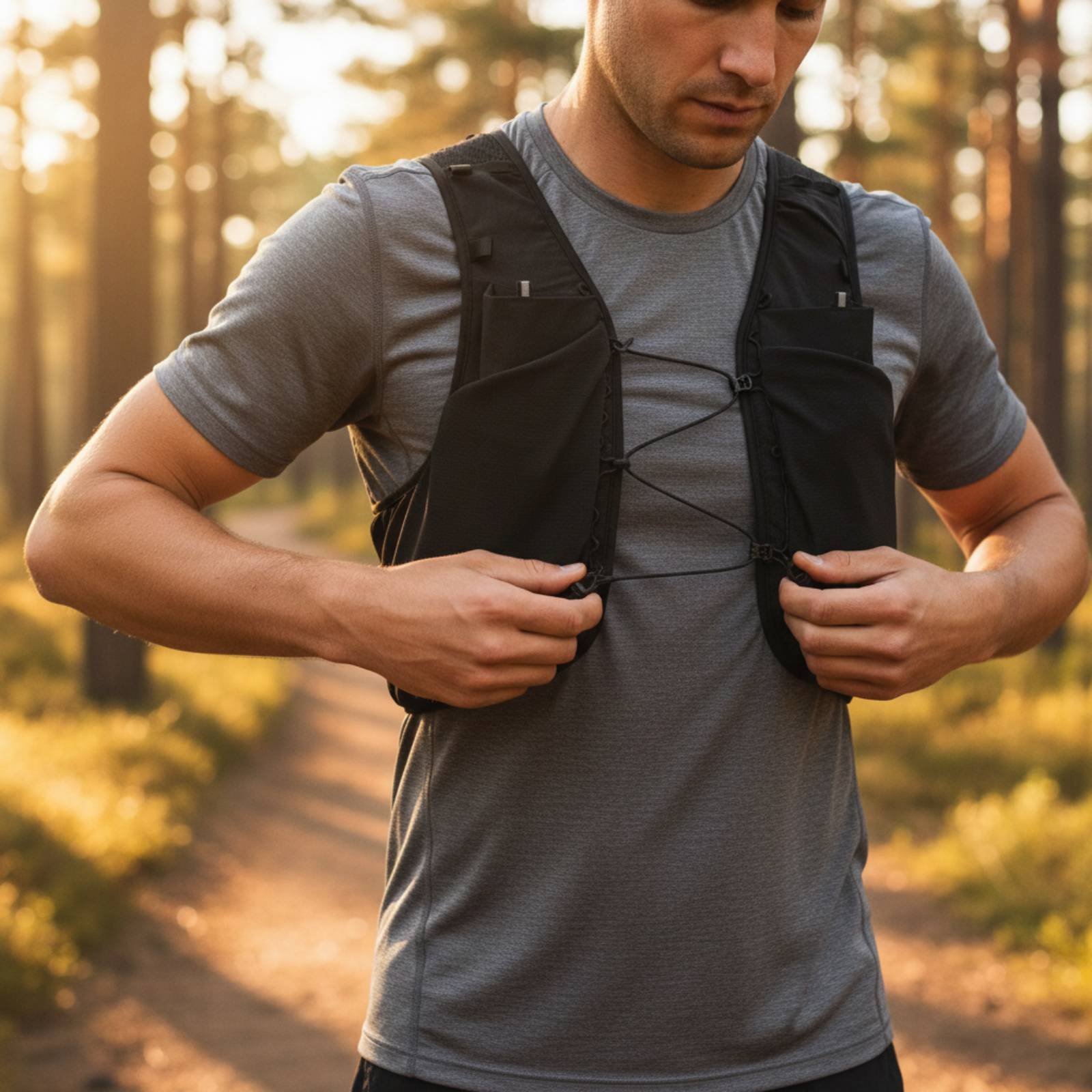 軽量ランニングベスト ポータブル軽量トレイルベスト アウトド - Running Gear Cool のレビューと価格